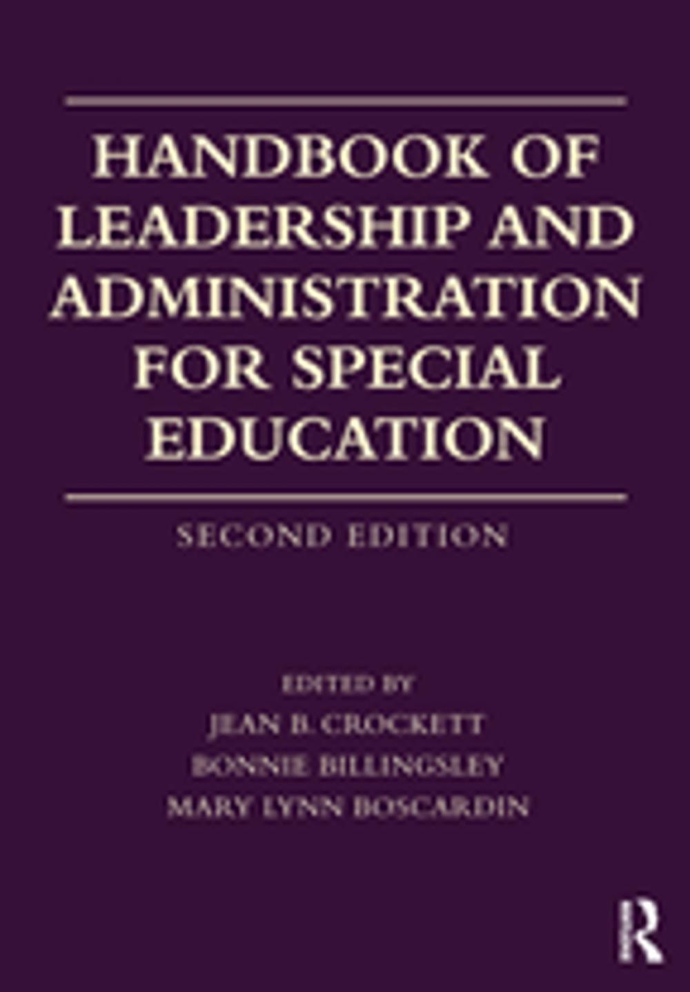 Big bigCover of Handbook of Leadership and Administration for Special Education