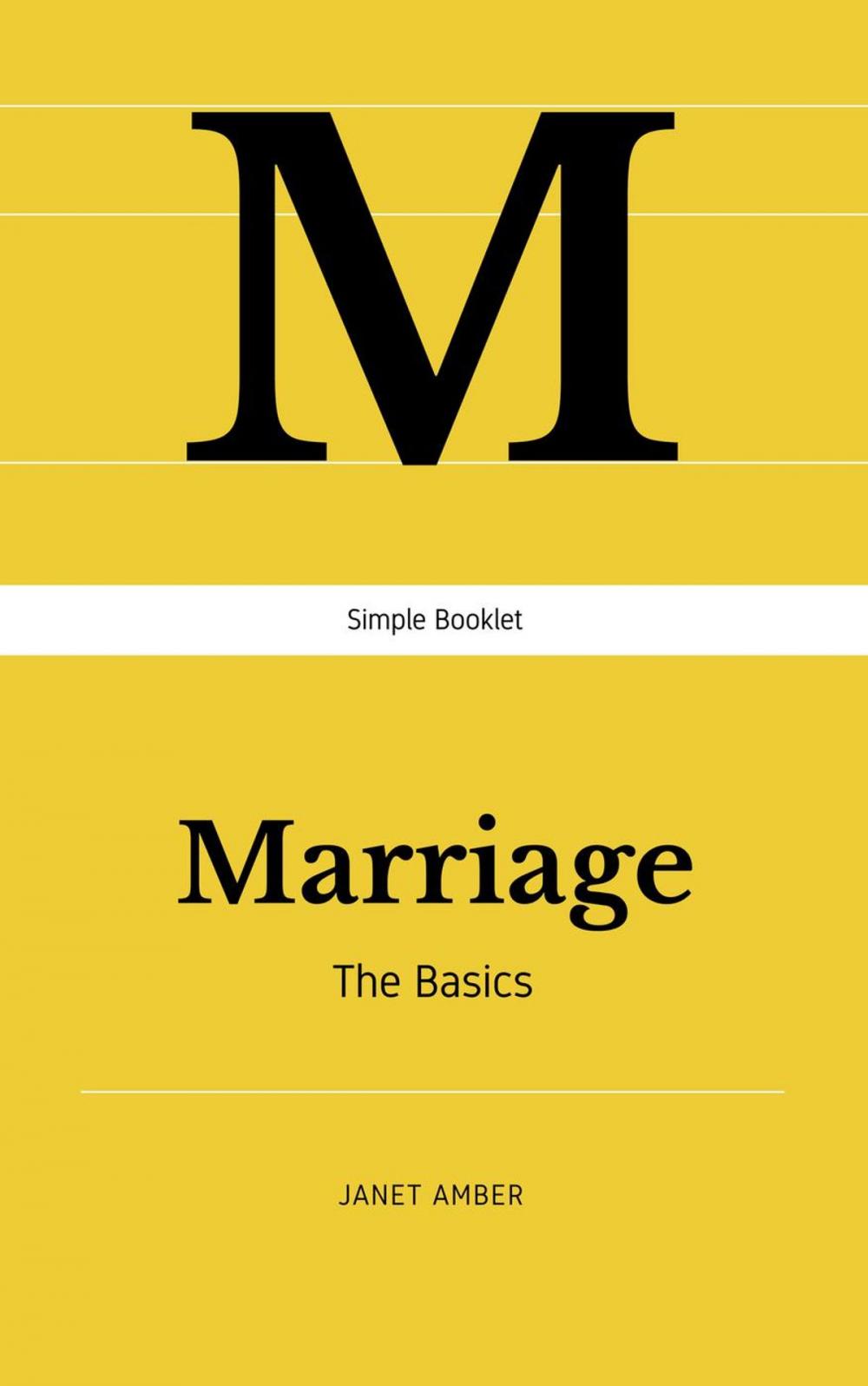 Big bigCover of Marriage: The Basics