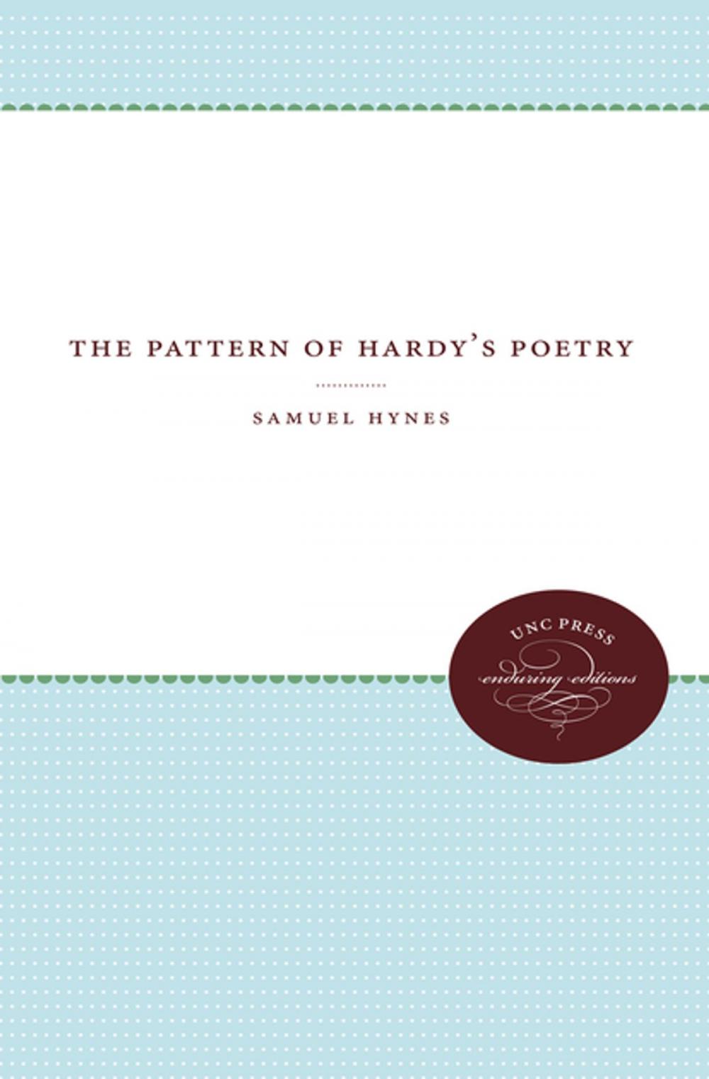 Big bigCover of The Pattern of Hardy's Poetry