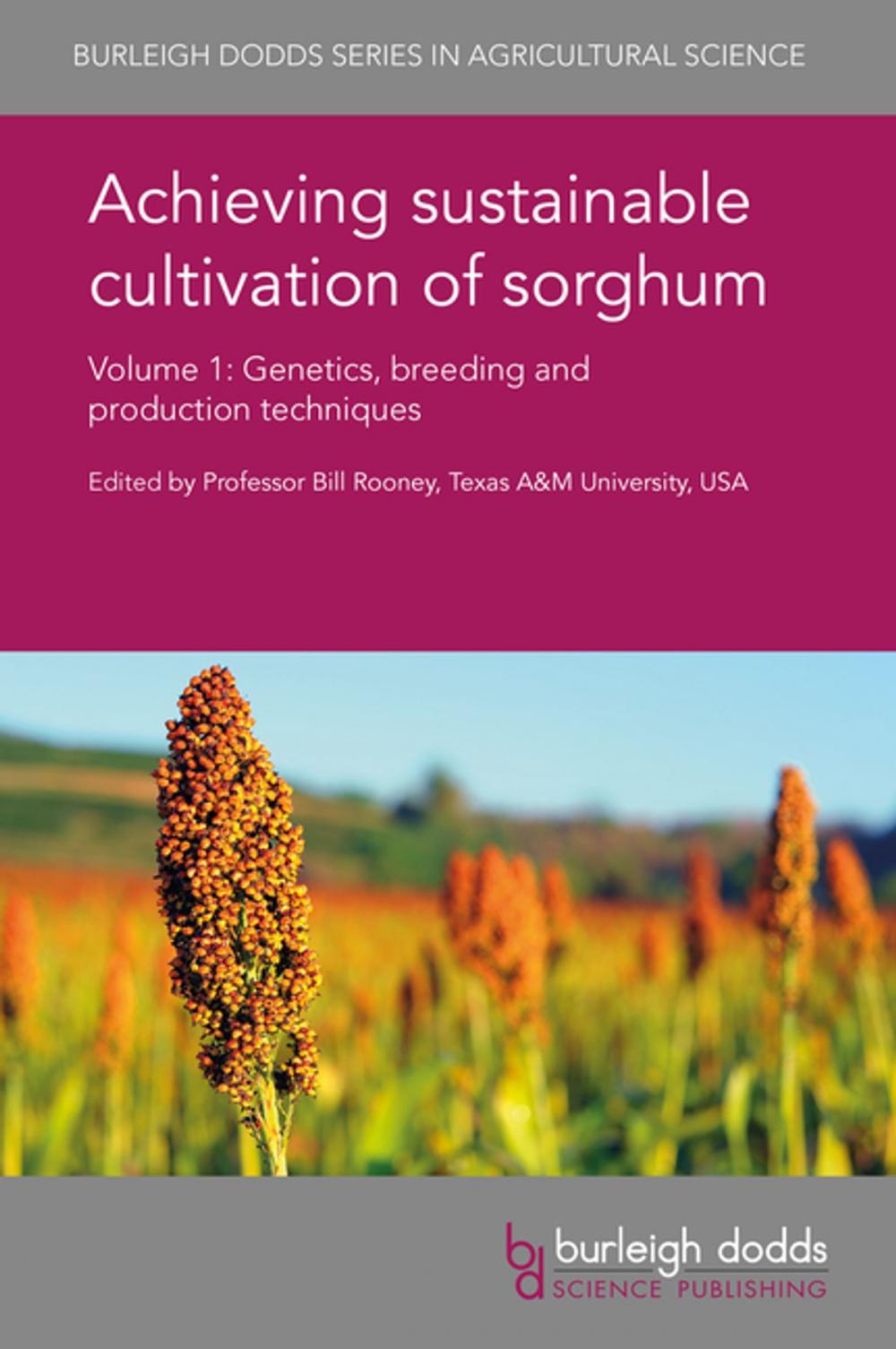 Big bigCover of Achieving sustainable cultivation of sorghum Volume 1