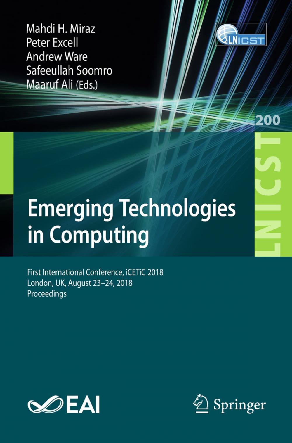 Big bigCover of Emerging Technologies in Computing