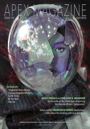 Cover of the book Apex Magazine Issue 110 by Rich Larson, Eric Schwitzgebel, Kai Ashante Wilson, Kristi DeMeester, Daniel I. Russell, Apex Magazine