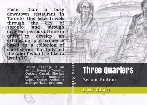 Cover of the book Three Quarters by Donna Kay Cindy Kakonge
