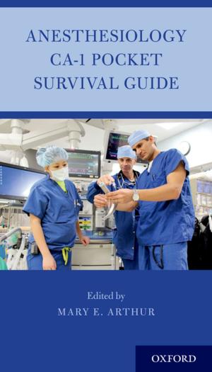 Cover of the book Anesthesiology CA-1 Pocket Survival Guide by Gerald Groemer