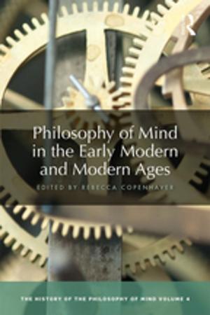 Cover of the book Philosophy of Mind in the Early Modern and Modern Ages by Hobart A Burch