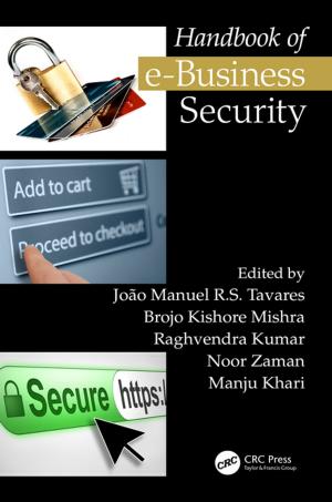 Cover of the book Handbook of e-Business Security by D.R. Cox