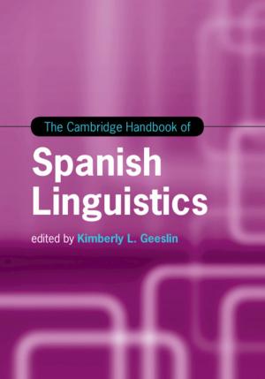 Cover of the book The Cambridge Handbook of Spanish Linguistics by Jack Boss