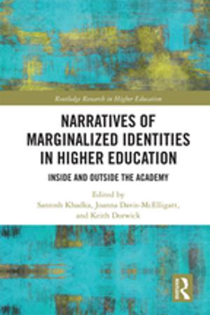 Cover of the book Narratives of Marginalized Identities in Higher Education by Daniel S. Zupan