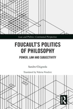 Cover of the book Foucault's Politics of Philosophy by Geir Hønneland