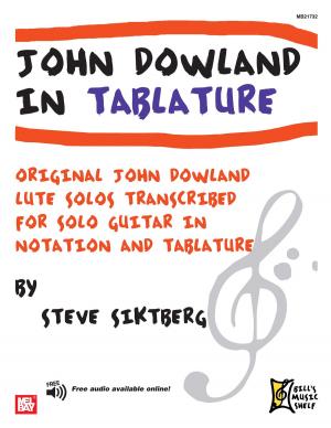 Cover of the book John Dowland in Tablature by John Bauer