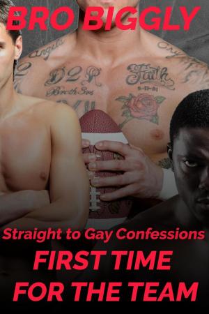 Cover of the book Straight to Gay Confessions: First Time For the Team by Bro Biggly