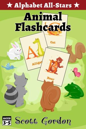 Book cover of Alphabet All-Stars: Animal Flashcards