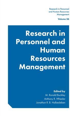 Cover of the book Research in Personnel and Human Resources Management by 