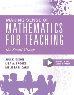 Book cover of Making Sense of Mathematics for Teaching the Small Group