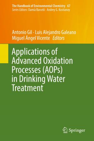 Cover of the book Applications of Advanced Oxidation Processes (AOPs) in Drinking Water Treatment by Vasco d'Agnese