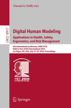 Cover of Digital Human Modeling. Applications in Health, Safety, Ergonomics, and Risk Management