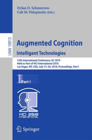 Cover of the book Augmented Cognition: Intelligent Technologies by Xiaojun Feng, Peng Lin, Qian Zhang