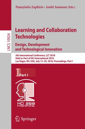 Cover of the book Learning and Collaboration Technologies. Design, Development and Technological Innovation by Ted Geier
