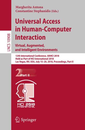 Cover of the book Universal Access in Human-Computer Interaction. Virtual, Augmented, and Intelligent Environments by Samantha Wolstencroft