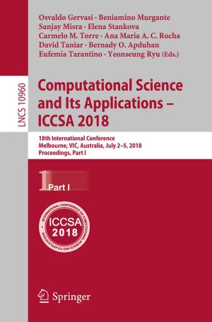 Cover of the book Computational Science and Its Applications – ICCSA 2018 by Helen Kingstone