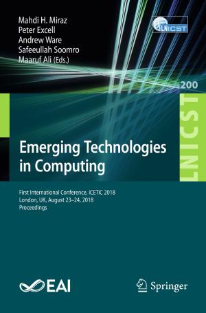 Cover of the book Emerging Technologies in Computing by Antoine Simonneau