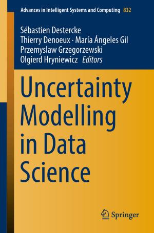 Cover of the book Uncertainty Modelling in Data Science by Alberto Greco, Gaetano Valenza, Enzo Pasquale Scilingo