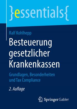 Cover of the book Besteuerung gesetzlicher Krankenkassen by Johannes Kopp, Daniel Lois