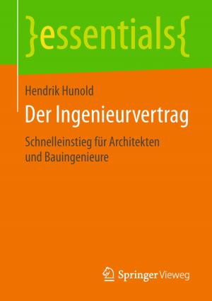 Cover of the book Der Ingenieurvertrag by Roland Eckert