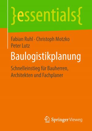 Cover of the book Baulogistikplanung by 