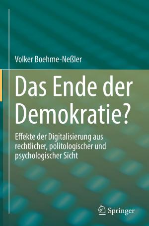 Cover of the book Das Ende der Demokratie? by S. Athanasiou, B. Bauer, R. Bicknell, J.E. Boultbee, Tom Bourne, G.J. Burton, S. Campell, L.D. Cardozo, F.A. Chervenak, J.A. Cullinan, F. Flam, A.C. Fleischer, H. Fox, R.W. Gill, K. Gruböck, E. Hacket, J. Hustin, Eric Jauniaux, Davor Jurkovic, D. Kepple, V. Khullar, T. Loupas, G. Moscoso, E.S. Newlands, K. Reynolds, G. Sharland, I.P. van Splunder, C.V. Steer, A. Tailor, M. Toth, L. Valentin, J.W. Wladimiroff