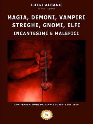 Book cover of Magia, Demoni, Vampiri, Streghe, Gnomi, Elfi, incantesimi e malefici