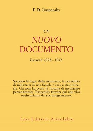 Cover of the book Un nuovo documento by Fernando Davalos