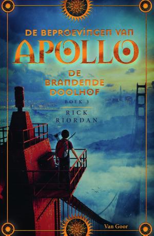Cover of the book De brandende Doolhof by Rick Riordan