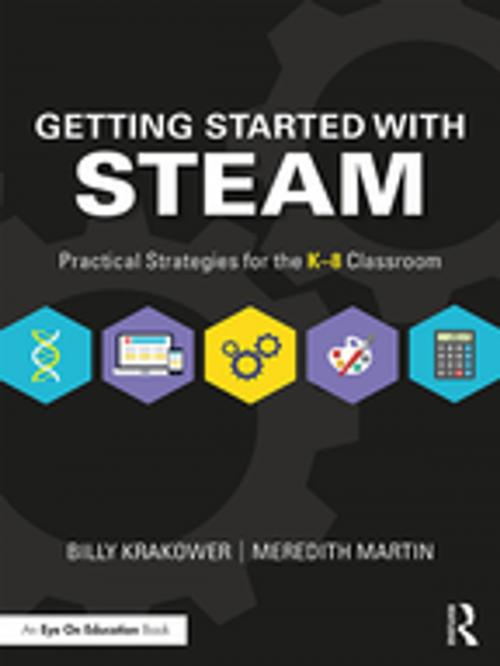 Cover of the book Getting Started with STEAM by Billy Krakower, Meredith Martin, Taylor and Francis