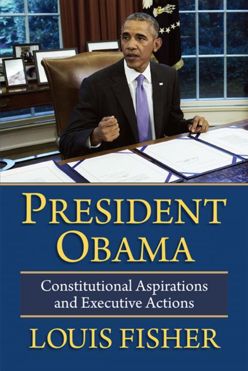 Cover of the book President Obama by Louis Fisher, University Press of Kansas