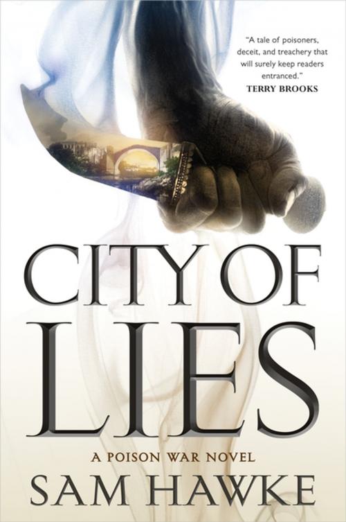 Cover of the book City of Lies by Sam Hawke, Tom Doherty Associates