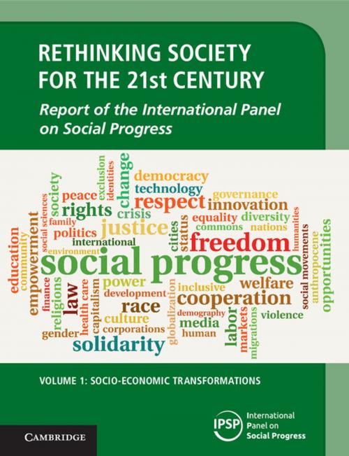 Cover of the book Rethinking Society for the 21st Century: Volume 1, Socio-Economic Transformations by International Panel on Social Progress (IPSP), Cambridge University Press