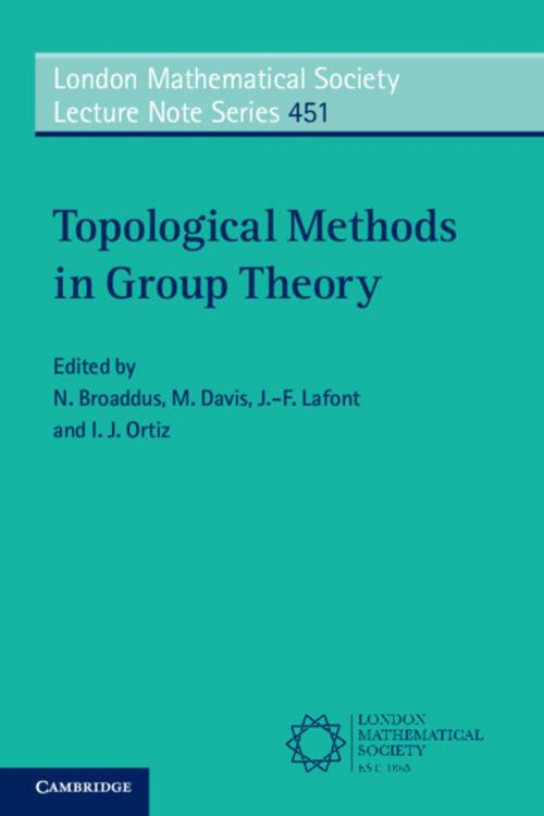 Cover of the book Topological Methods in Group Theory by , Cambridge University Press