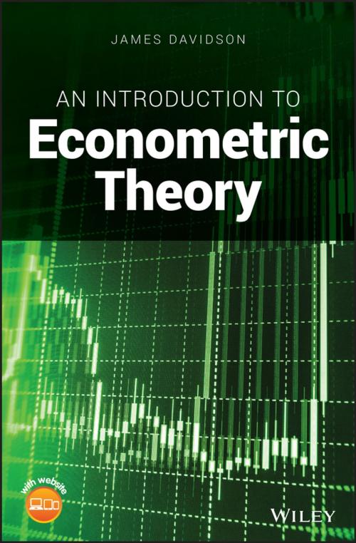 Cover of the book An Introduction to Econometric Theory by James Davidson, Wiley