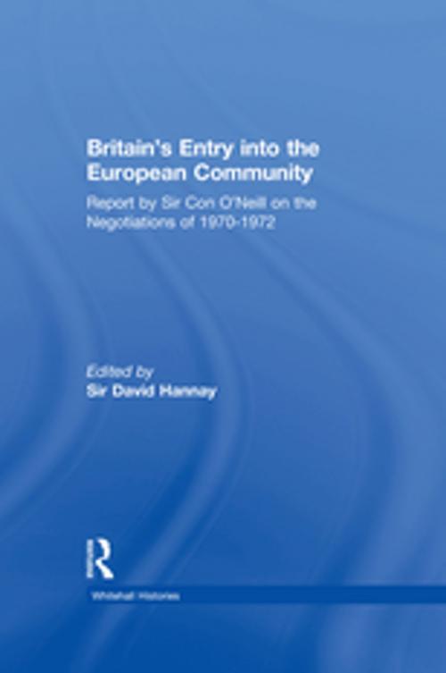 Cover of the book Britain's Entry into the European Community by , Taylor and Francis