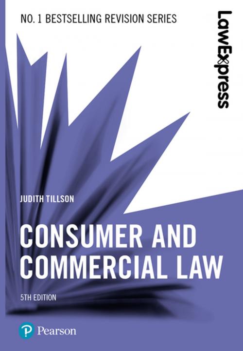 Cover of the book Law Express: Commercial and Consumer Law by Judith Tillson, Pearson Education Limited