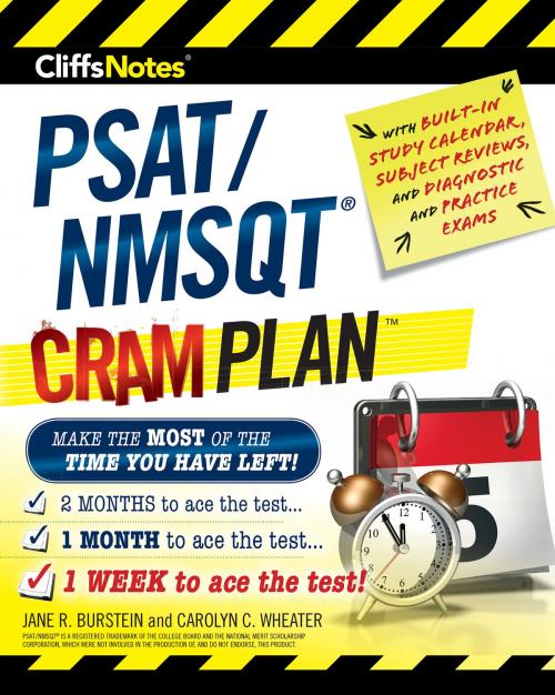 Cover of the book CliffsNotes PSAT/NMSQT Cram Plan by Jane R. Burstein, Carolyn C. Wheater, HMH Books