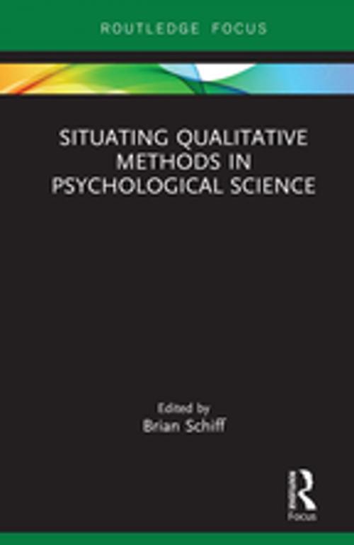 Cover of the book Situating Qualitative Methods in Psychological Science by , Taylor and Francis