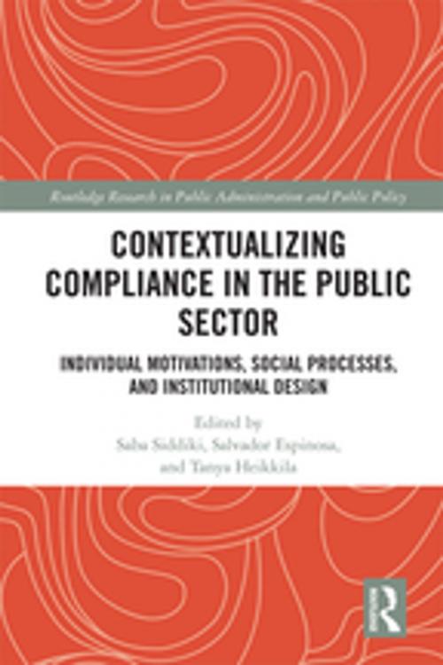 Cover of the book Contextualizing Compliance in the Public Sector by , Taylor and Francis