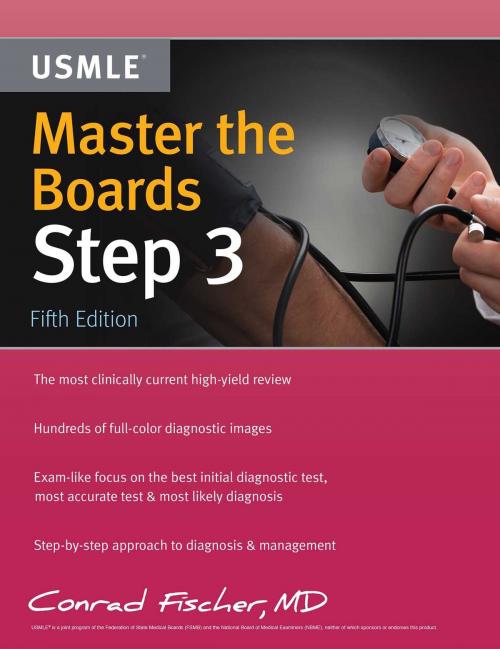Cover of the book Master the Boards USMLE Step 3 by Conrad Fischer, MD, Kaplan Publishing