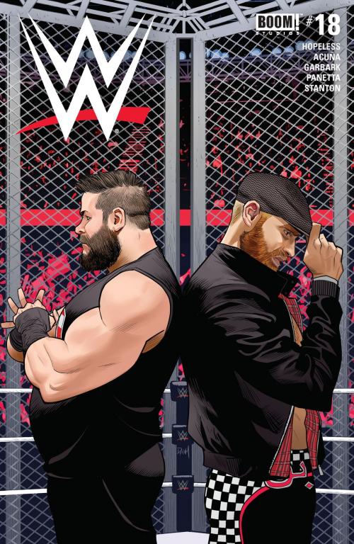 Cover of the book WWE #18 by Dennis Hopeless, Tini Howard, Doug Garbark, BOOM! Studios