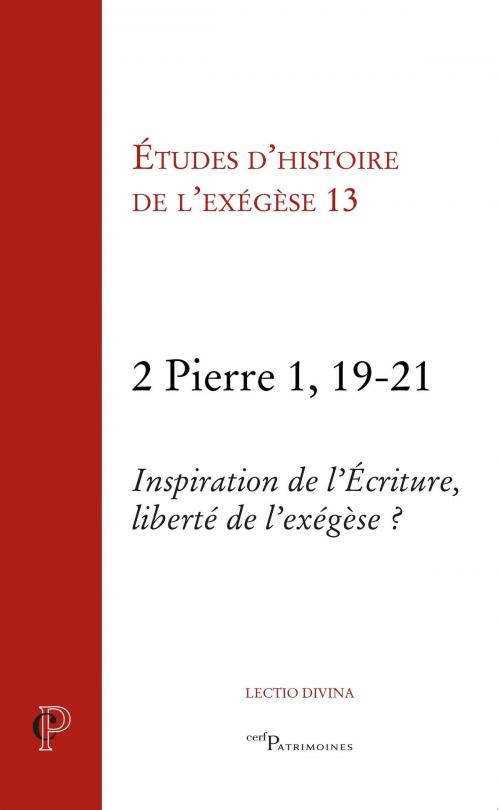 Cover of the book 2, Pierre, 1, 19-21 by Gilbert Dahan, Editions du Cerf