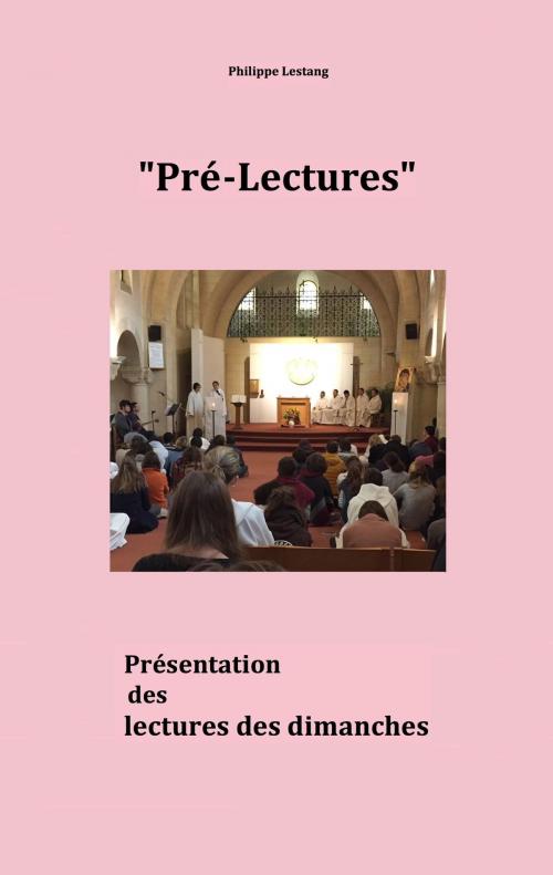 Cover of the book Pré-lectures by Philippe Lestang, Books on Demand