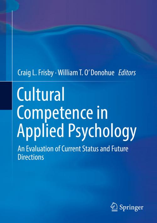 Cover of the book Cultural Competence in Applied Psychology by , Springer International Publishing