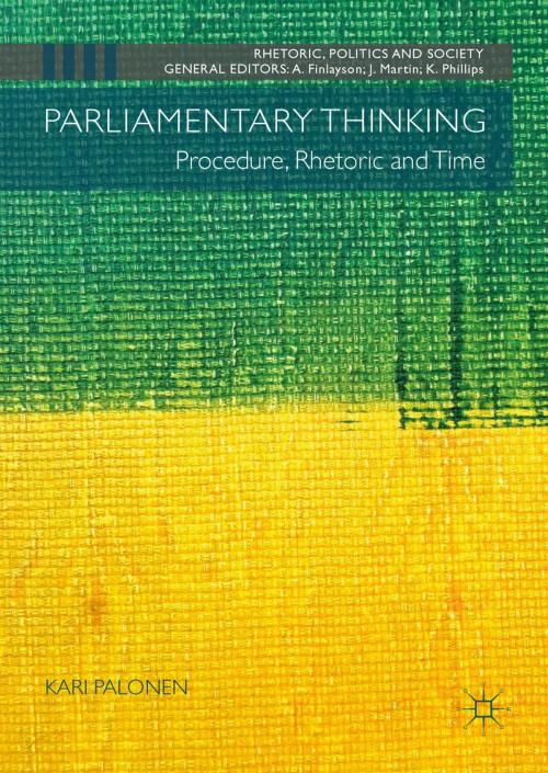 Cover of the book Parliamentary Thinking by Kari Palonen, Springer International Publishing